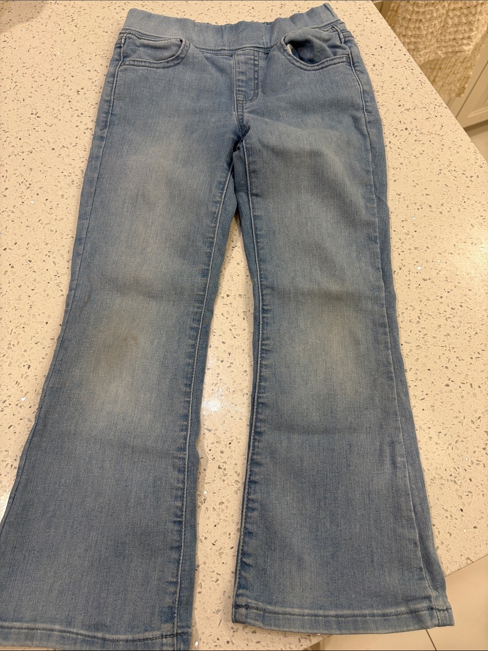 Cat & Jack & Wonder Nation pull up Light, Medium & Dark Blue jeans size 7/8 - Picture 2 of 13